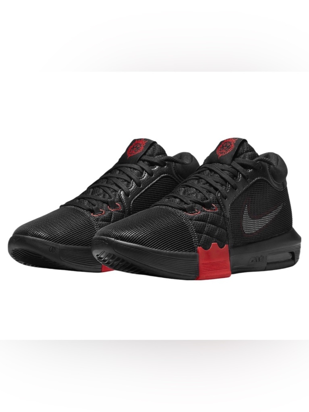NEW Nike Lebron Witness VIII 8 Black University Red FB2239-005 Men’s Shoes 9-13